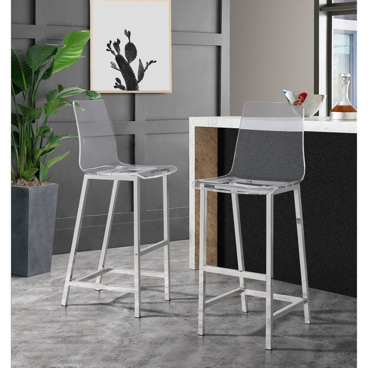 Clear plastic counter discount stools